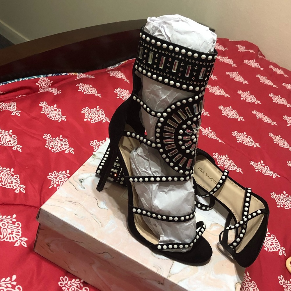 Jeweled heels